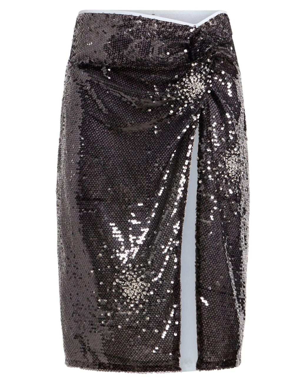 Jupe Midi DES_PHEMMES en coloris Gray
