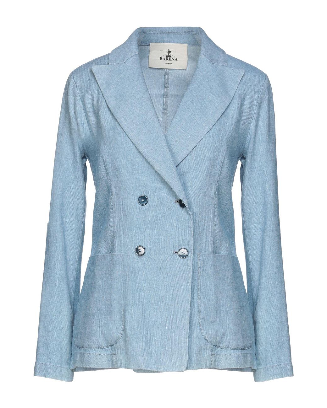 Barena Denim Suit Jacket in Sky Blue (Blue) - Lyst
