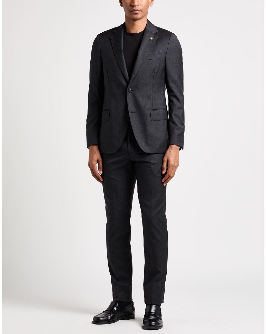Traje Lardini de hombre de color Black