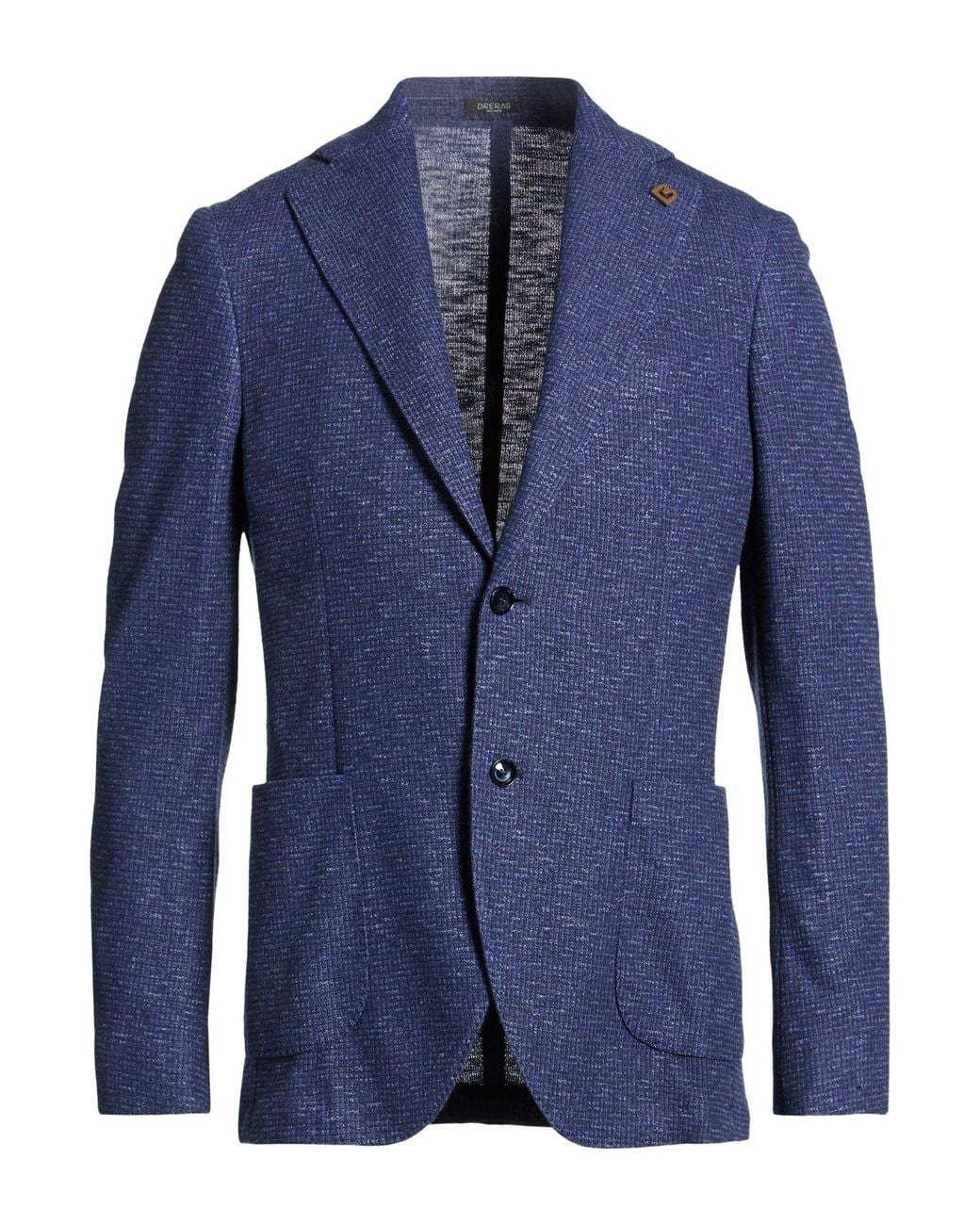 BRERAS Milano Blue Blazer Viscose, Polyester, Cotton, Elastane for men