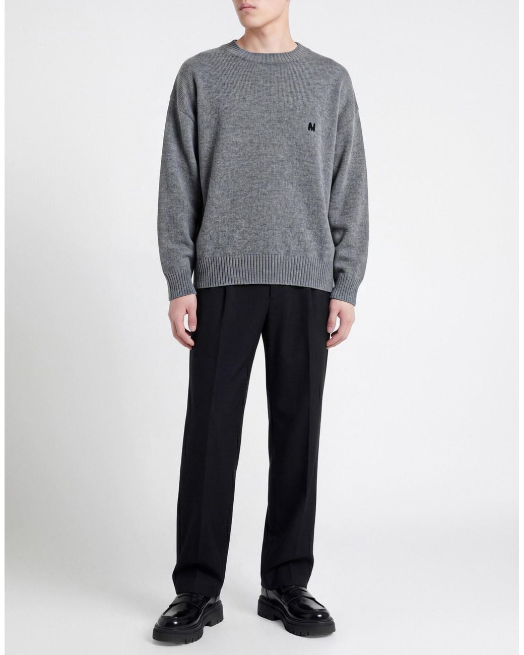 MSGM Gray Sweaters for men