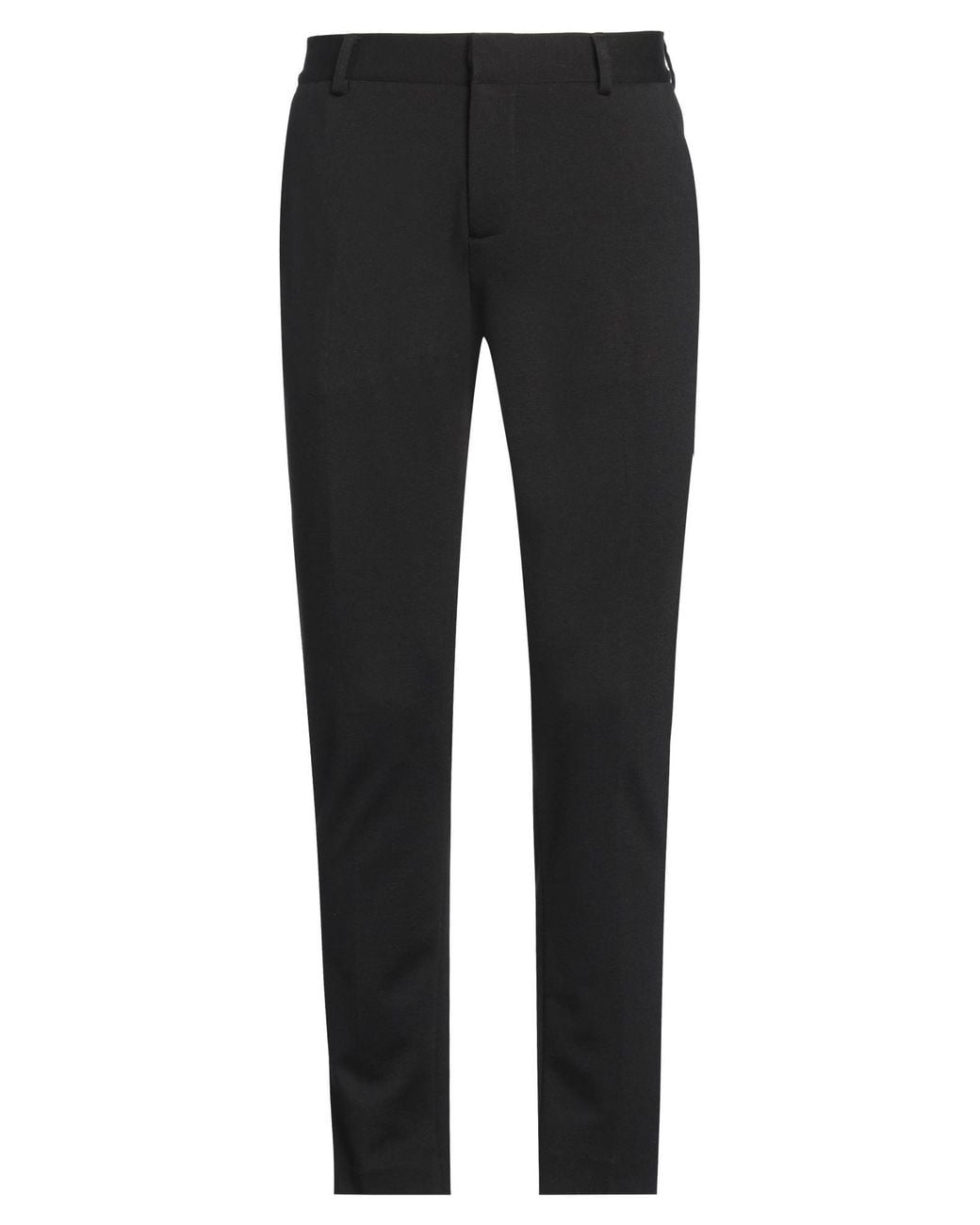 Daniele Alessandrini Black Pants Polyester, Viscose, Elastane for men