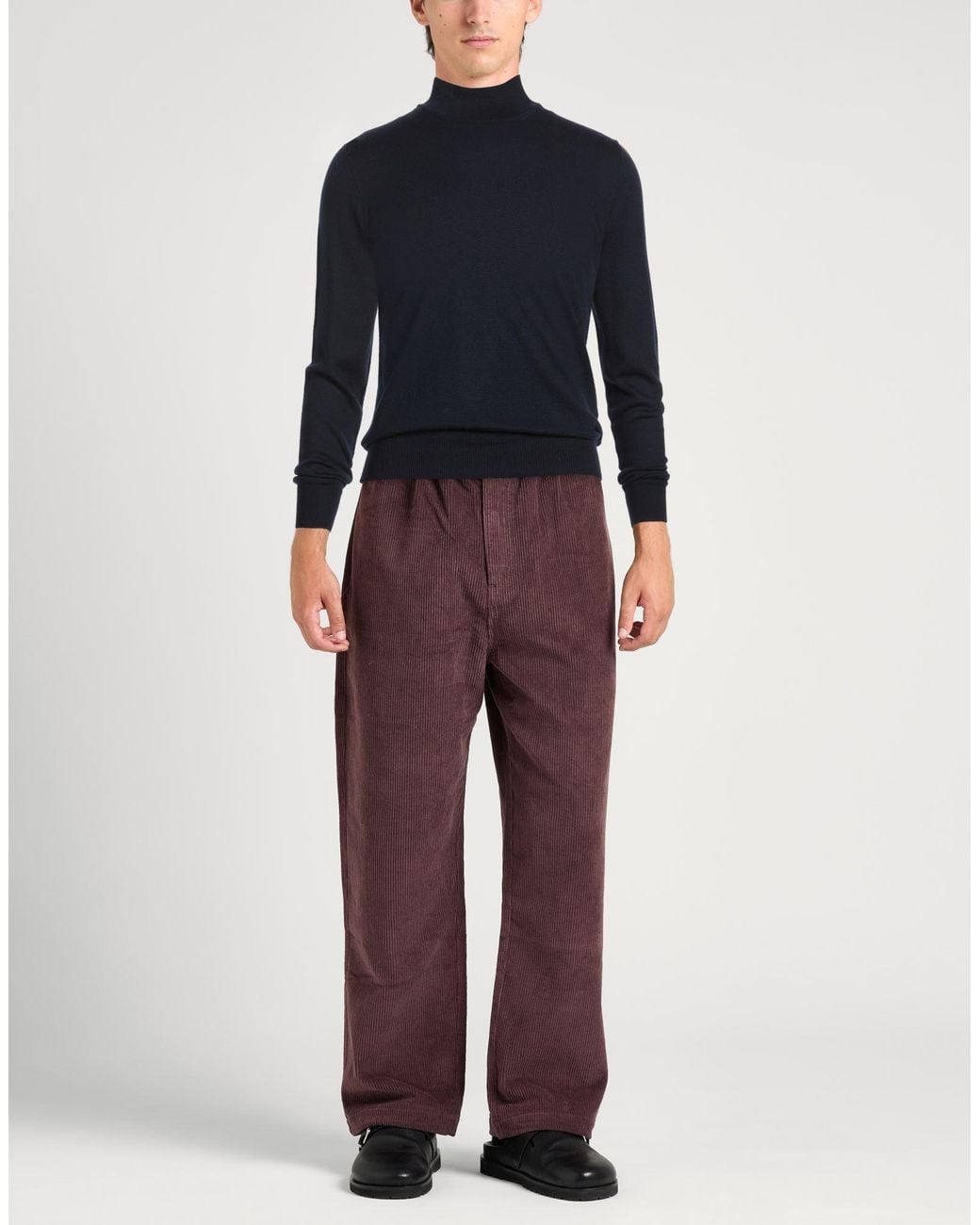 Gran Sasso Blue Midnight Turtleneck Virgin Wool for men