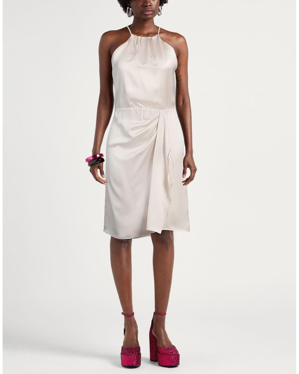 Pinko White Mini Dress