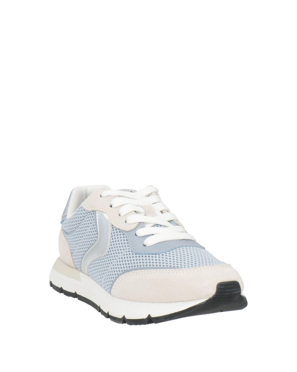 Voile Blanche White Sky Sneakers Leather, Textile Fibers