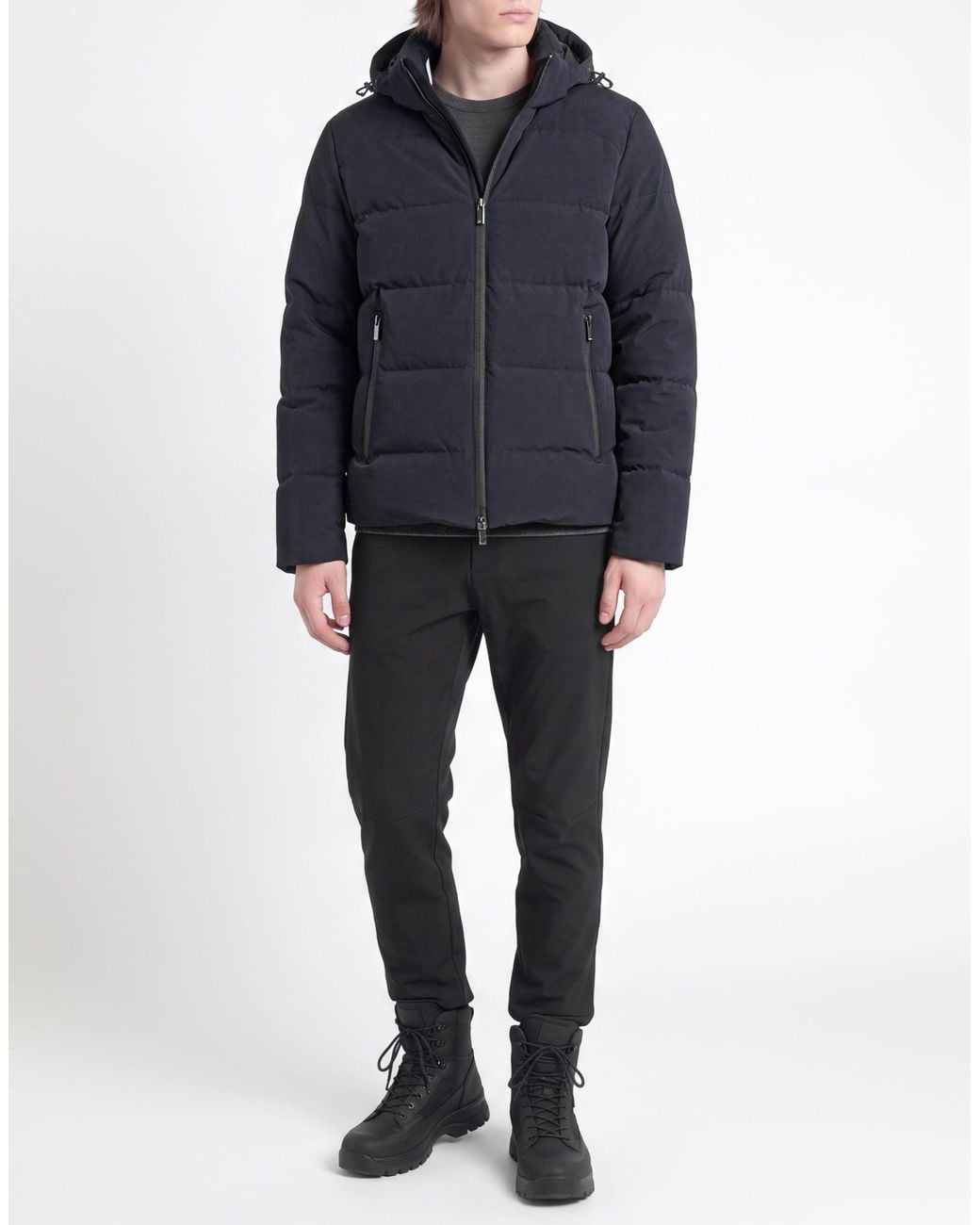 Paul & Shark Blue Puffer Polyester, Elastane for men