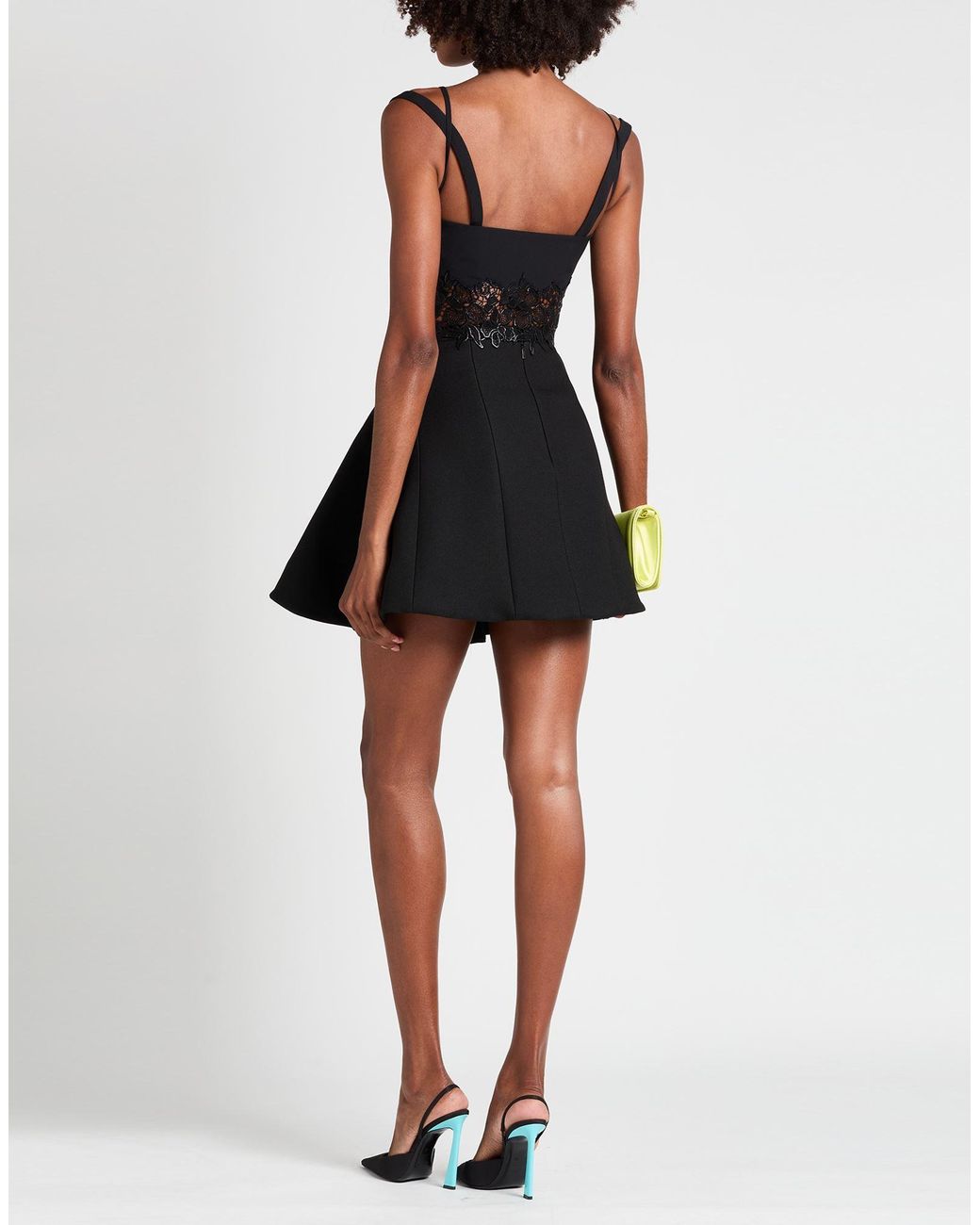 Versace Black Mini Skirt Polyester