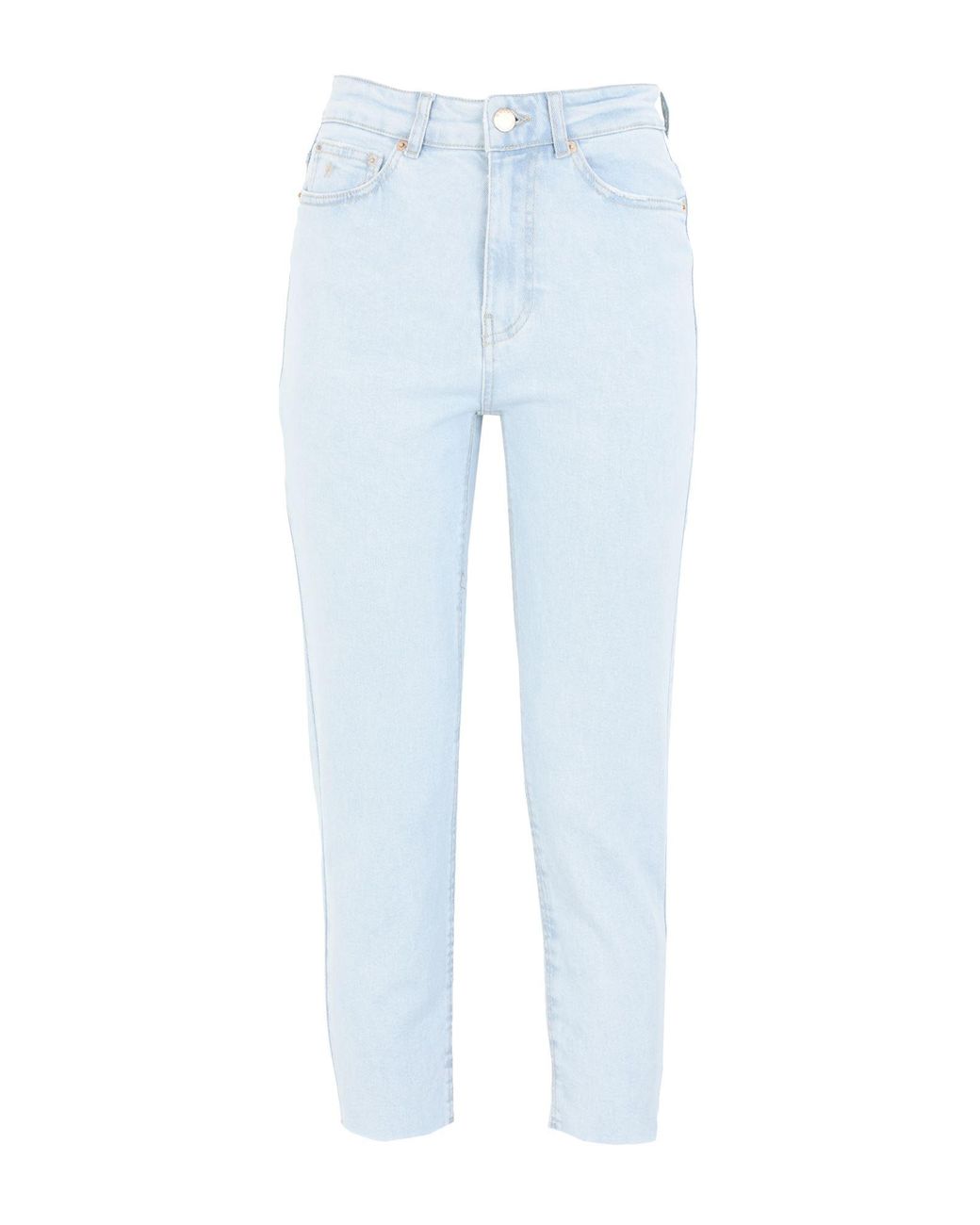 ONLY Denim Pants in Blue - Lyst