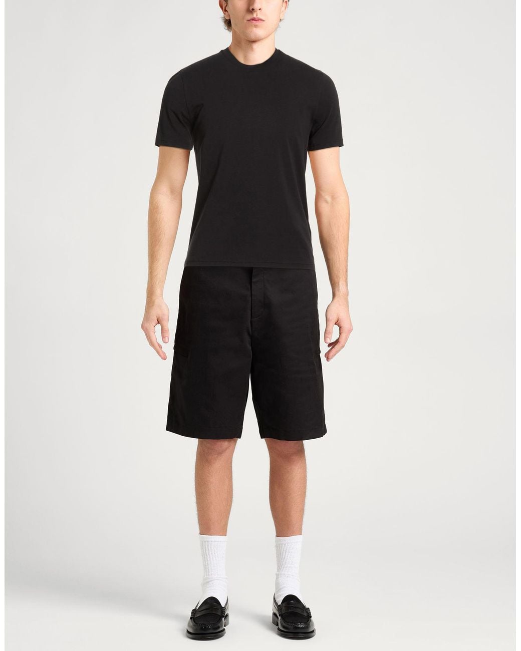 Alpha Studio Black T-Shirt for men