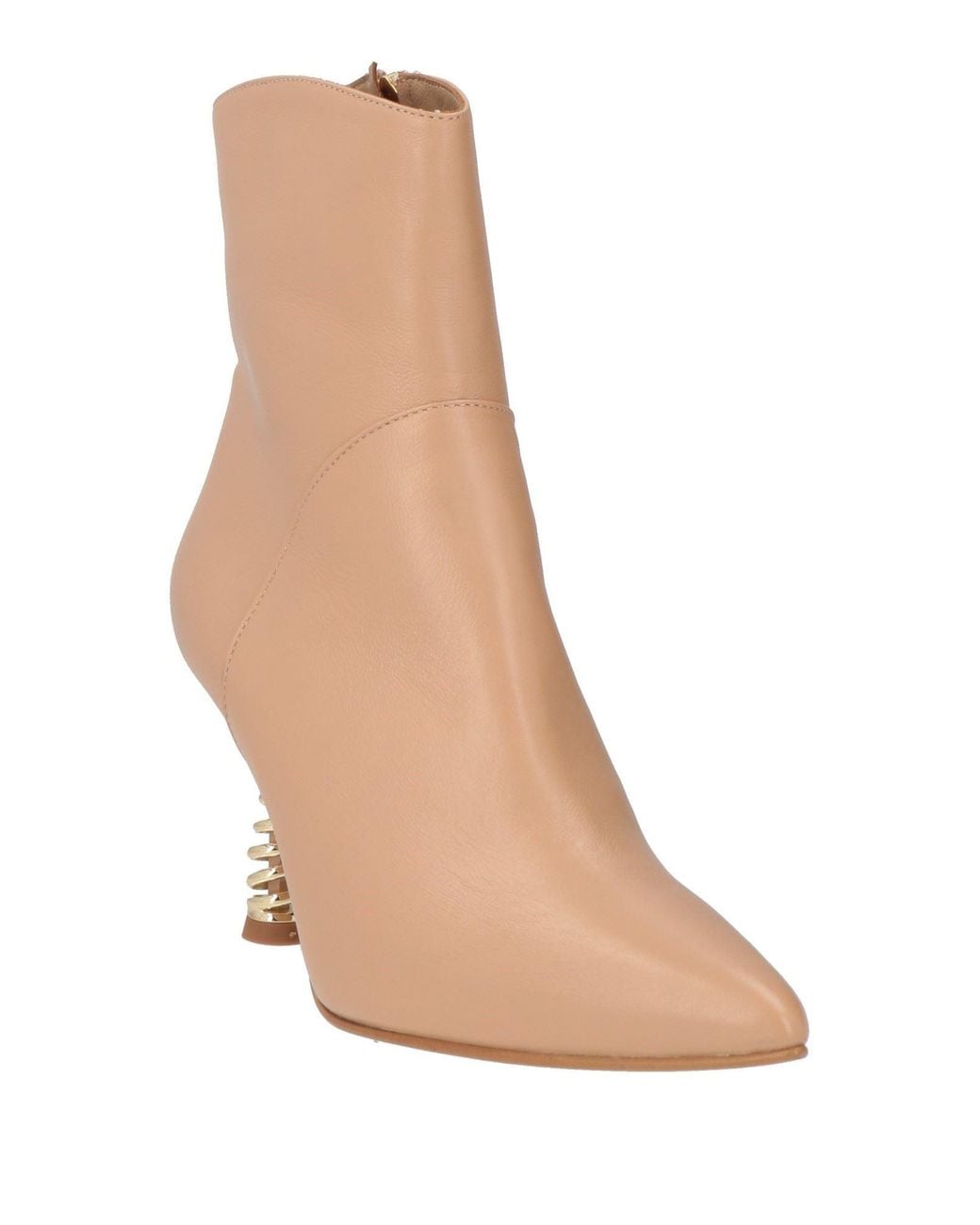 Wo Milano Brown Ankle Boots Leather