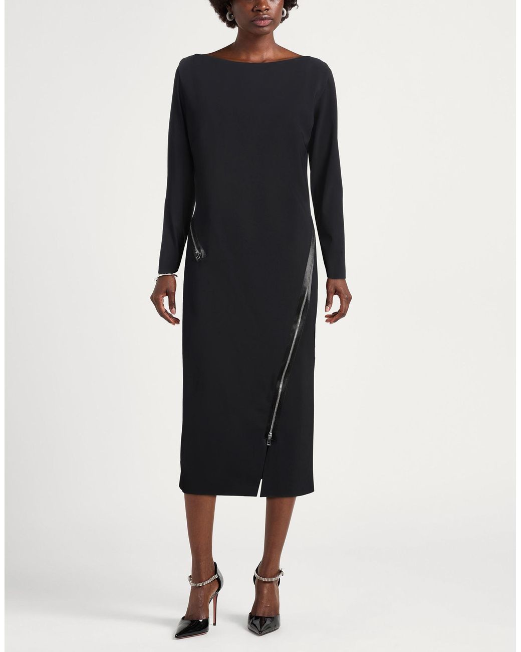 La Petite Robe Di Chiara Boni Black Midi Dress