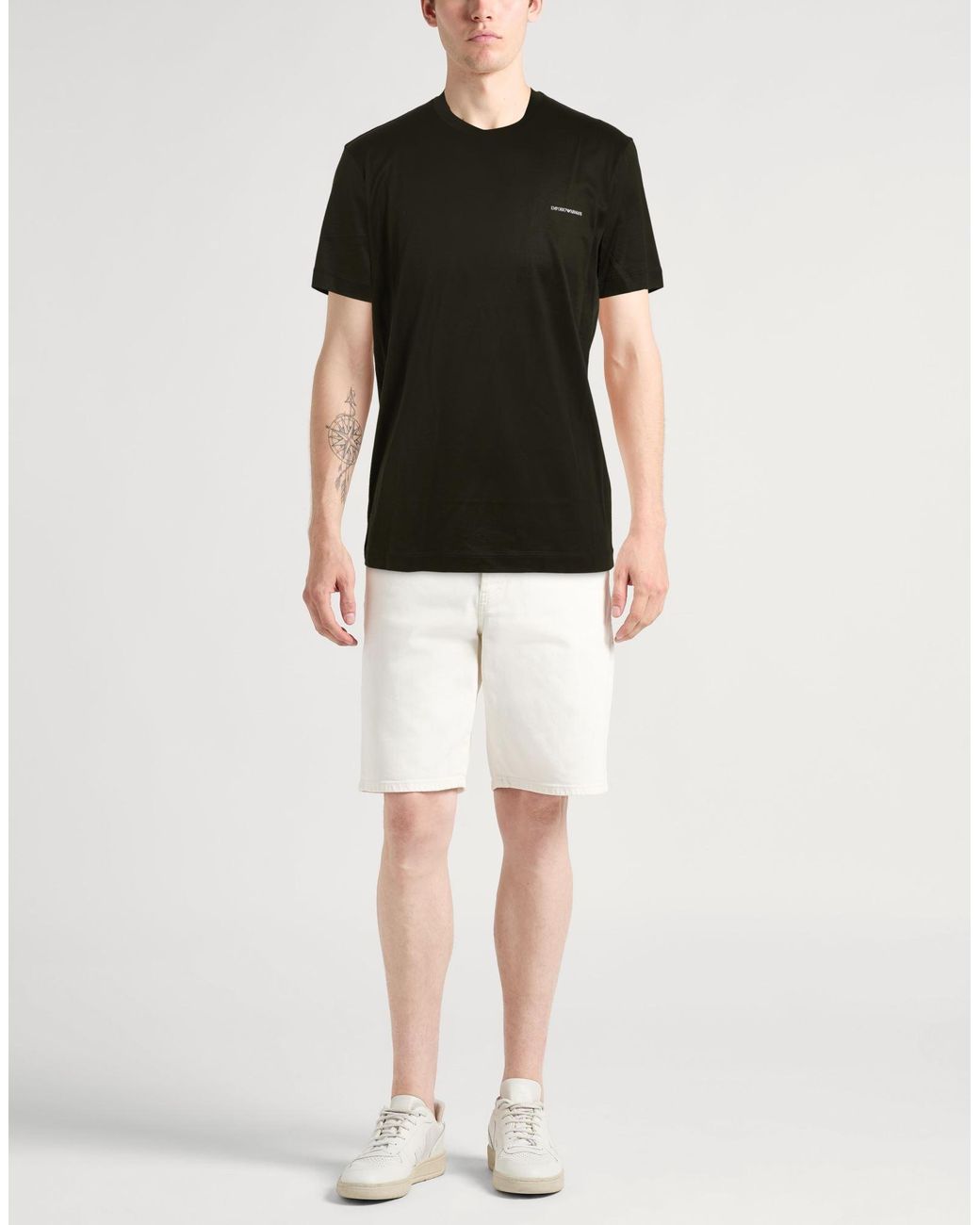 Emporio Armani Black T-Shirts for men