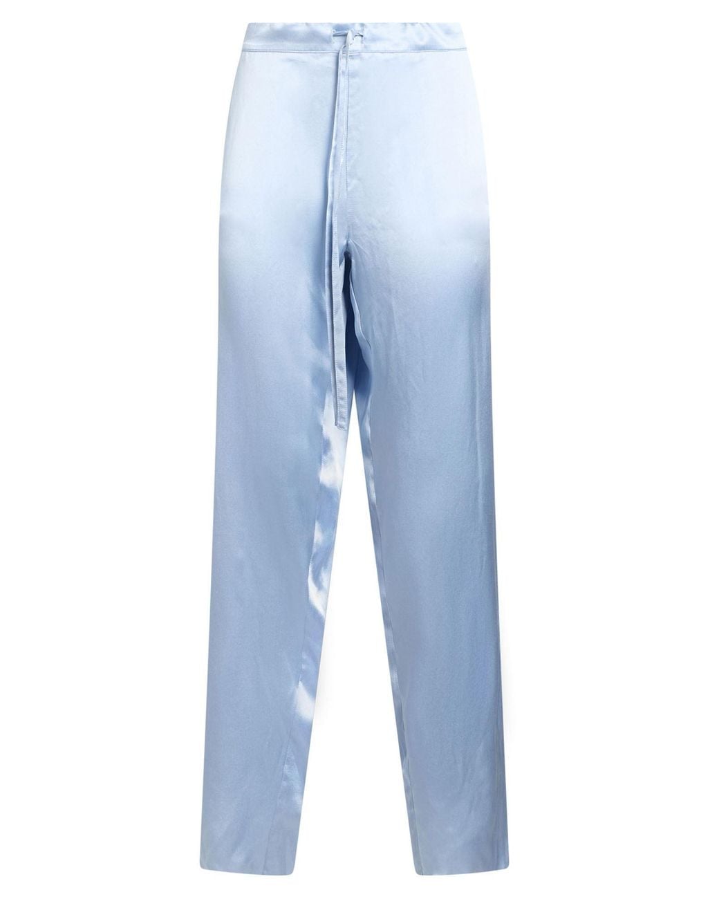 Marques'Almeida Blue Pants Silk