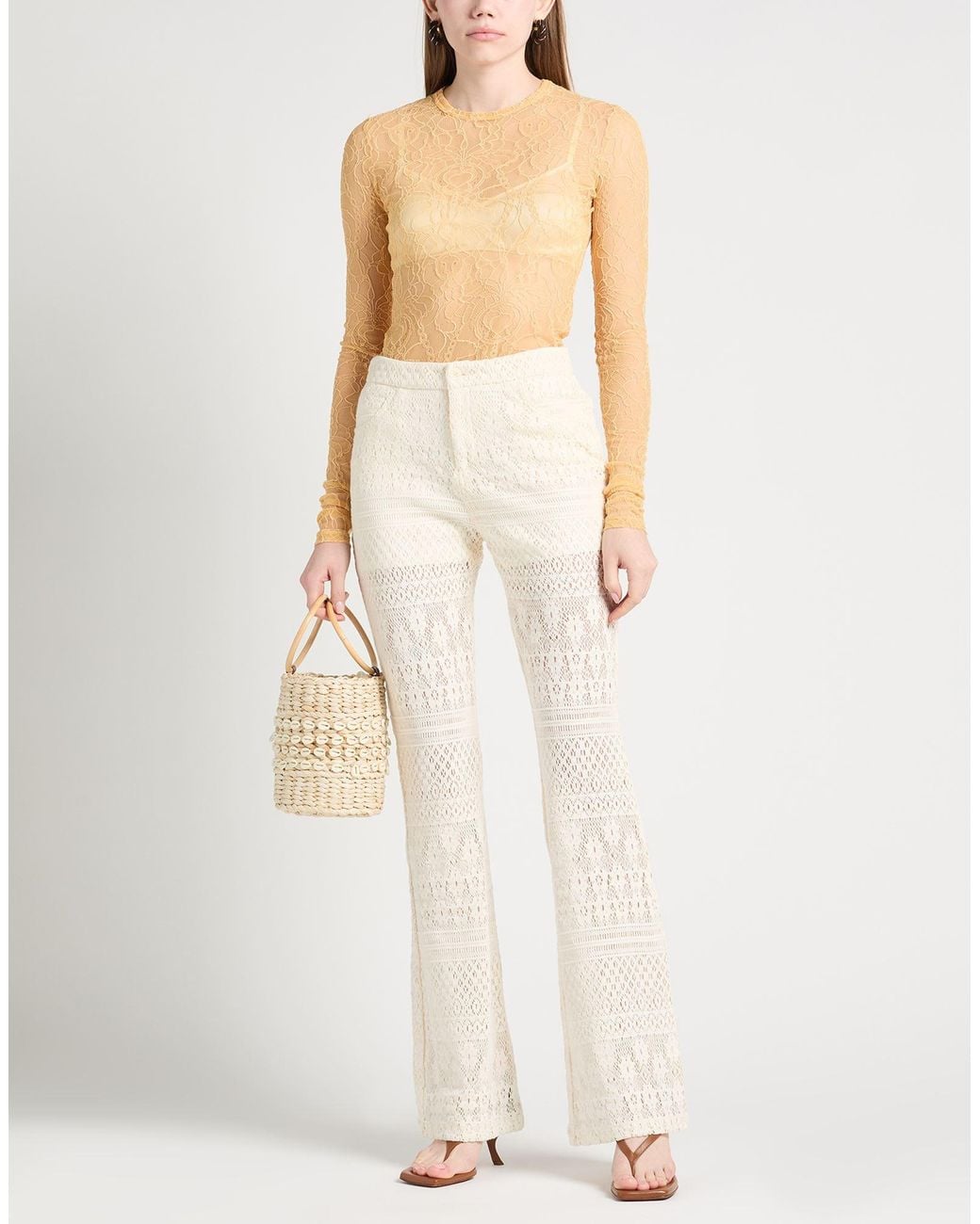 Liu Jo White Trouser