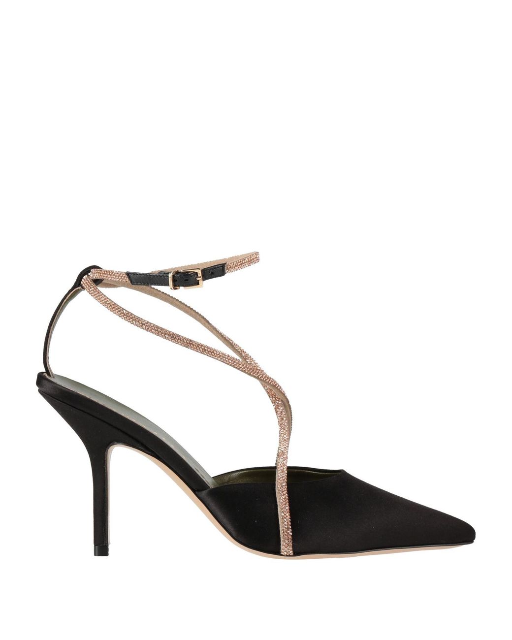 MARIA LUCA Black Pumps Textile Fibers
