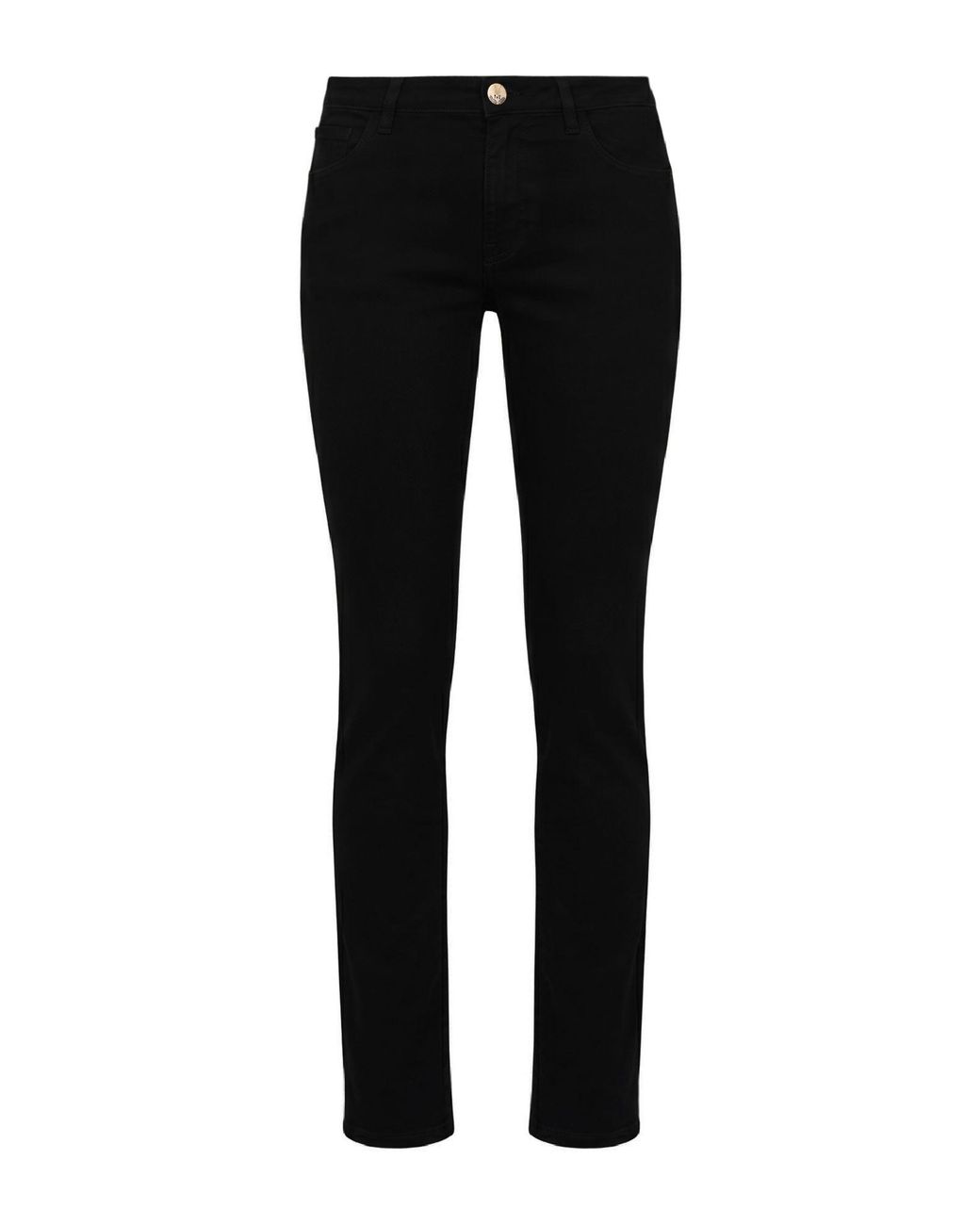 Entre Amis Black Pants Cotton, Elastane for men