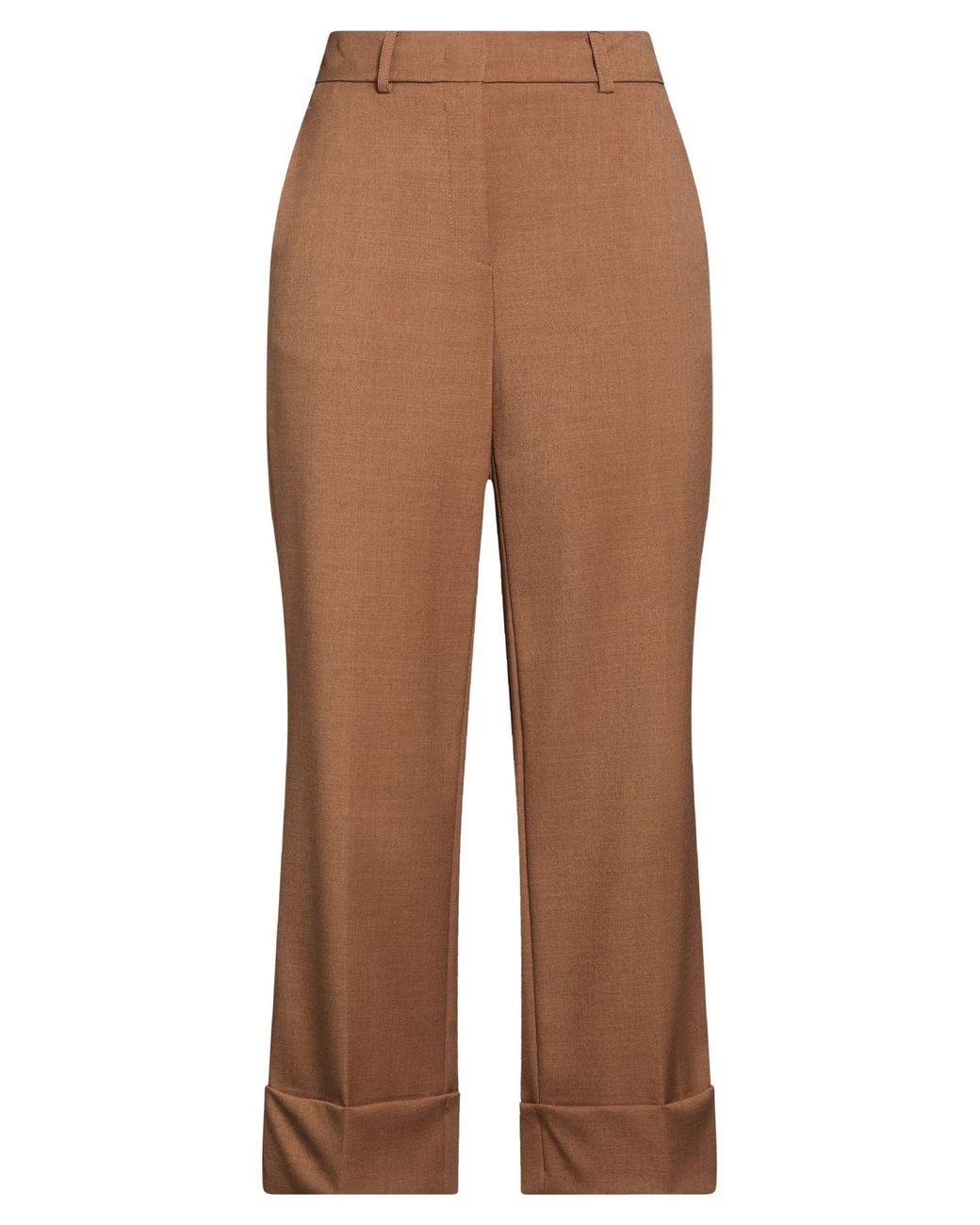 RUE DU BAC Brown Pants Polyester, Elastane
