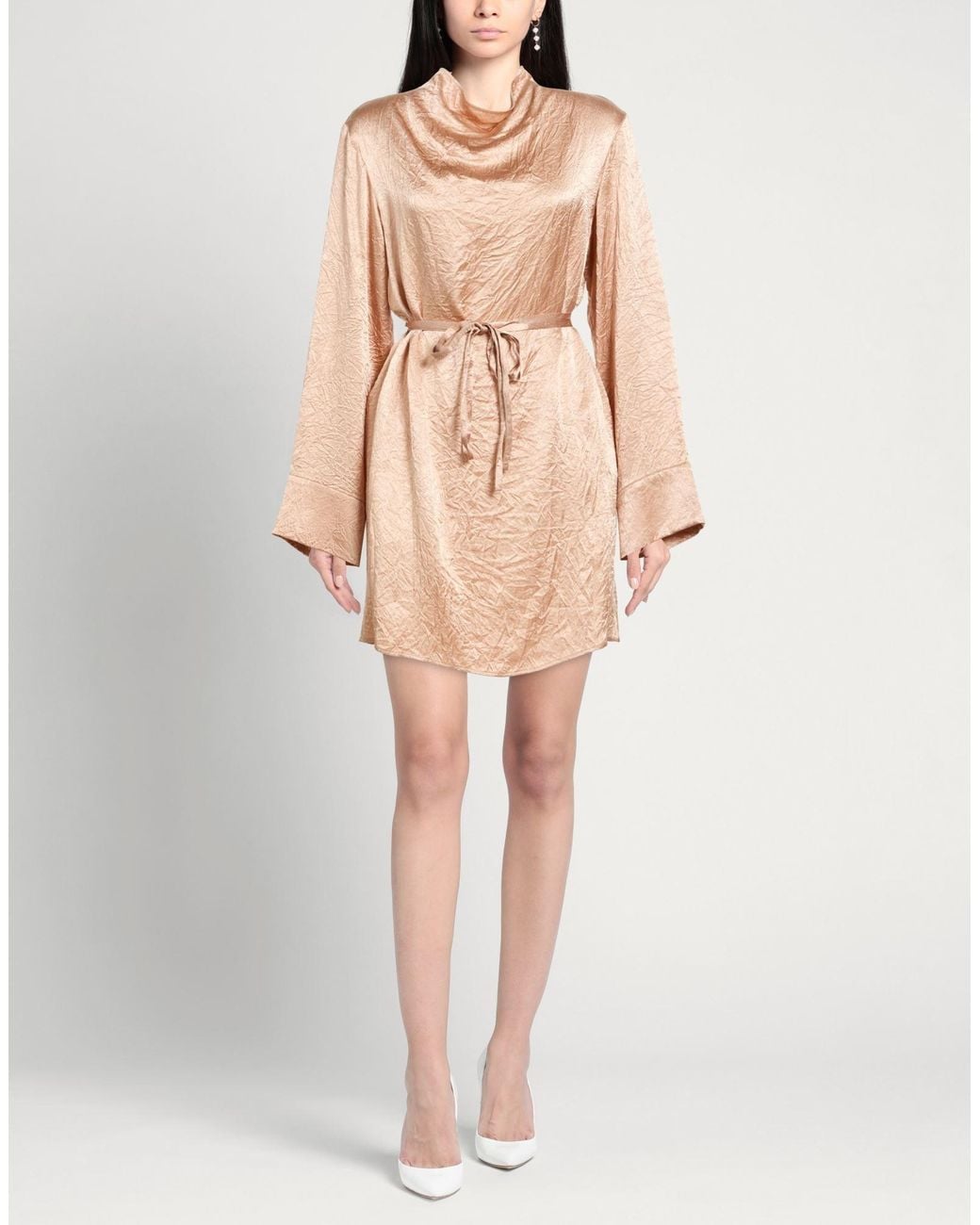 Isabelle Blanche Natural Mini Dresses