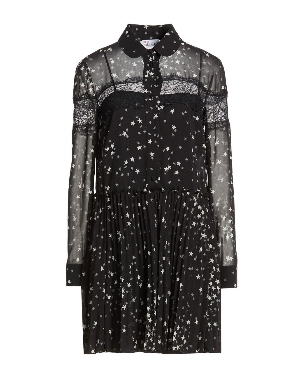 RED Valentino Black Mini Dresses