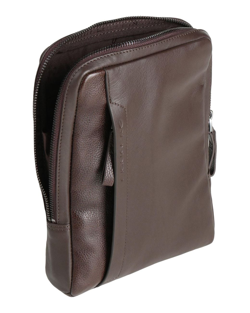 Piquadro Brown Dark Cross-Body Bag Cow Leather, Eva (Ethylene for men