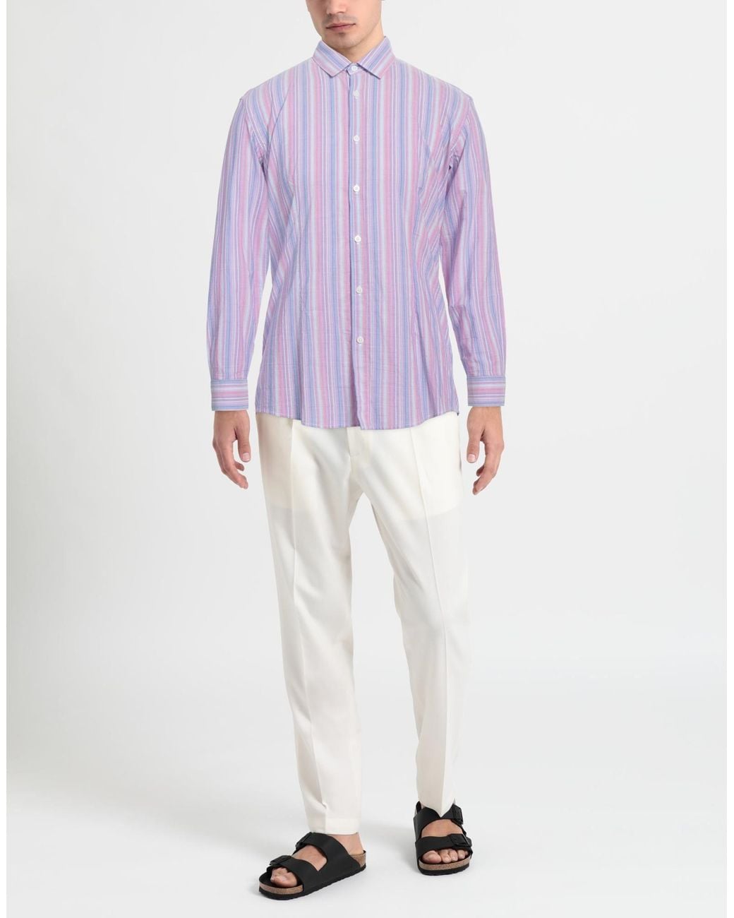 Daniele Alessandrini Purple Shirt for men