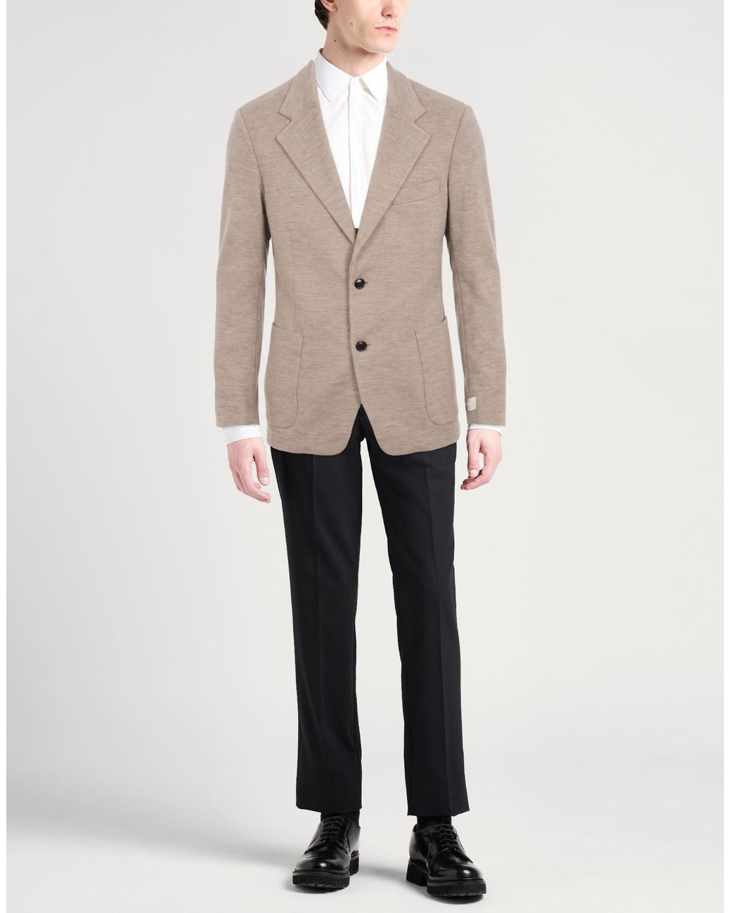 Lanvin Gray Blazer Virgin Wool for men