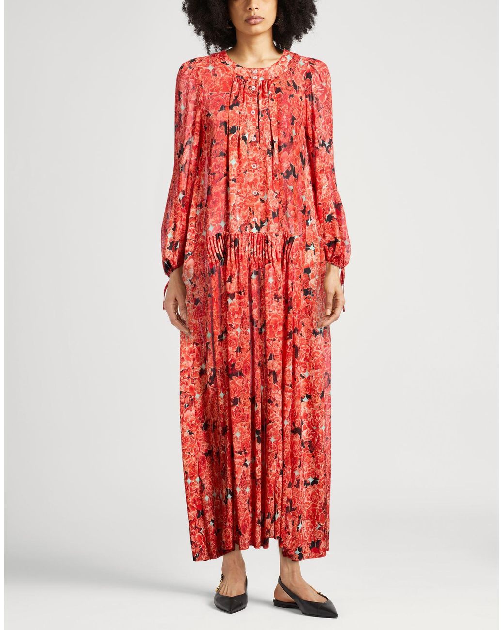High Red Maxi Dresses