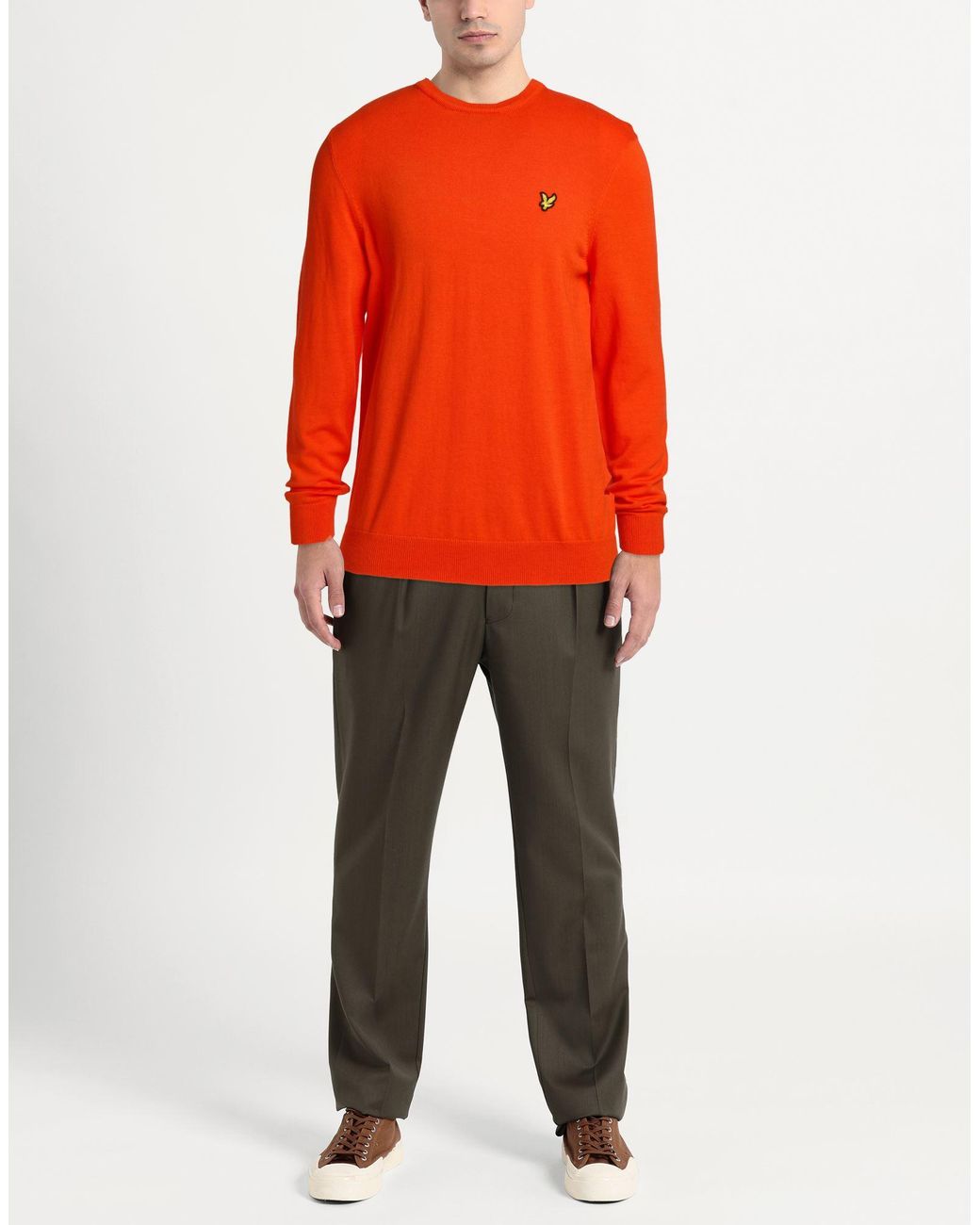 Lyle & Scott Orange Jumper for men