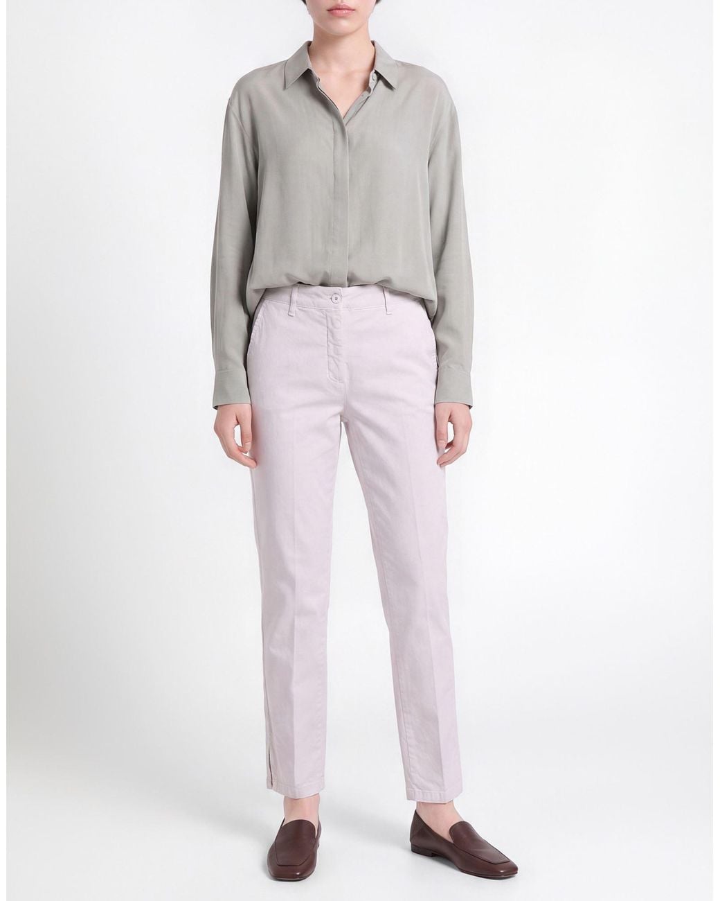 Manila Grace White Trouser