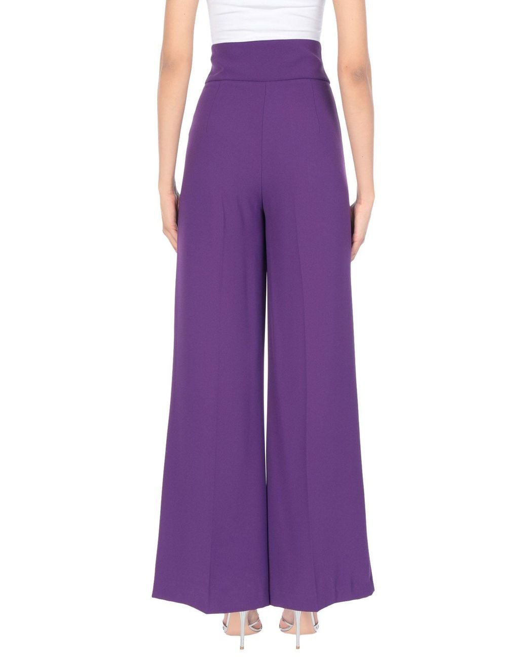DIVEDIVINE Purple Pants Polyester