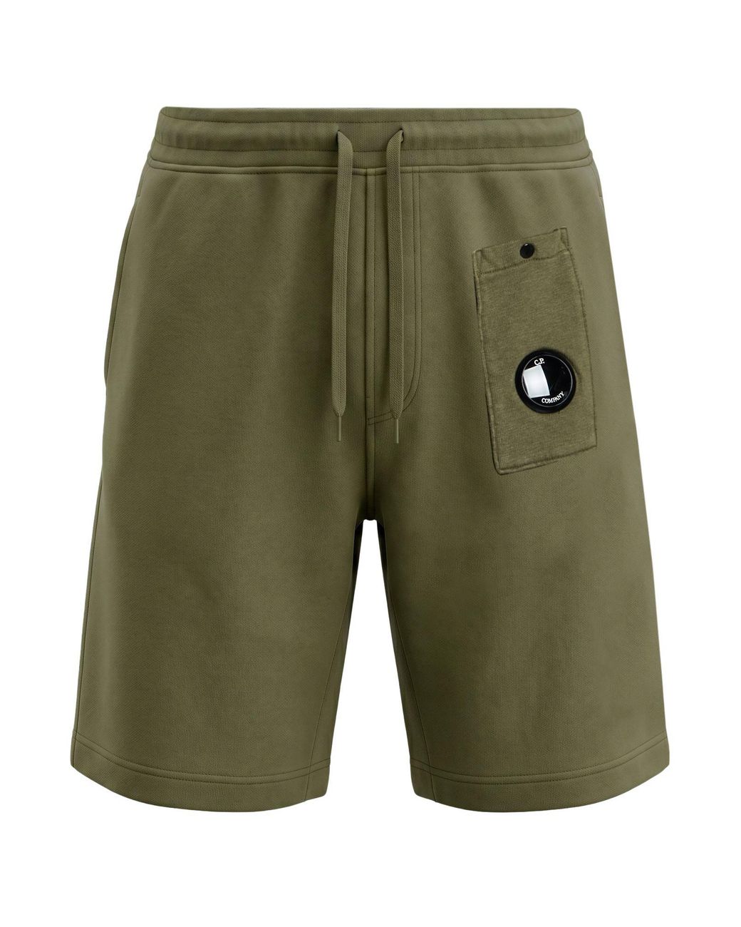 C P Company Green Military Shorts & Bermuda Shorts Cotton for men