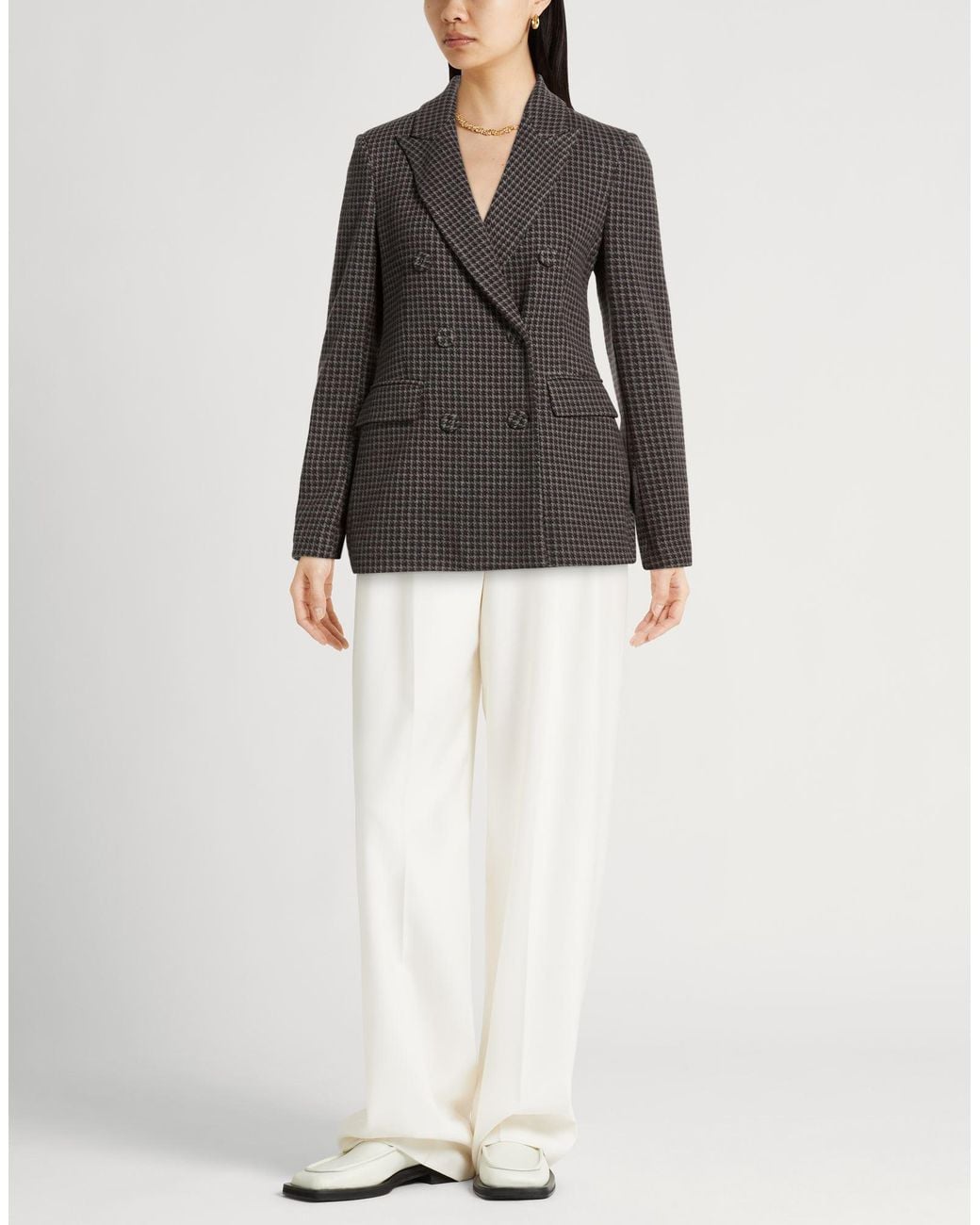 EMMA & GAIA Black Blazer Polyester, Cotton, Elastane