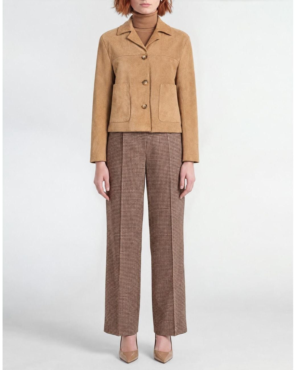 ViCOLO Natural Camel Jacket Leather