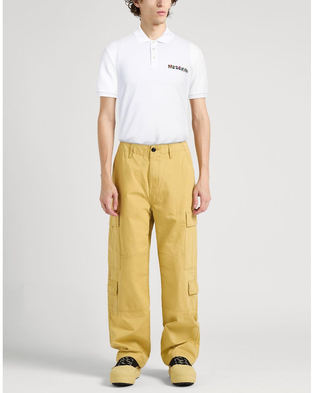 Moschino White Polo Shirt for men