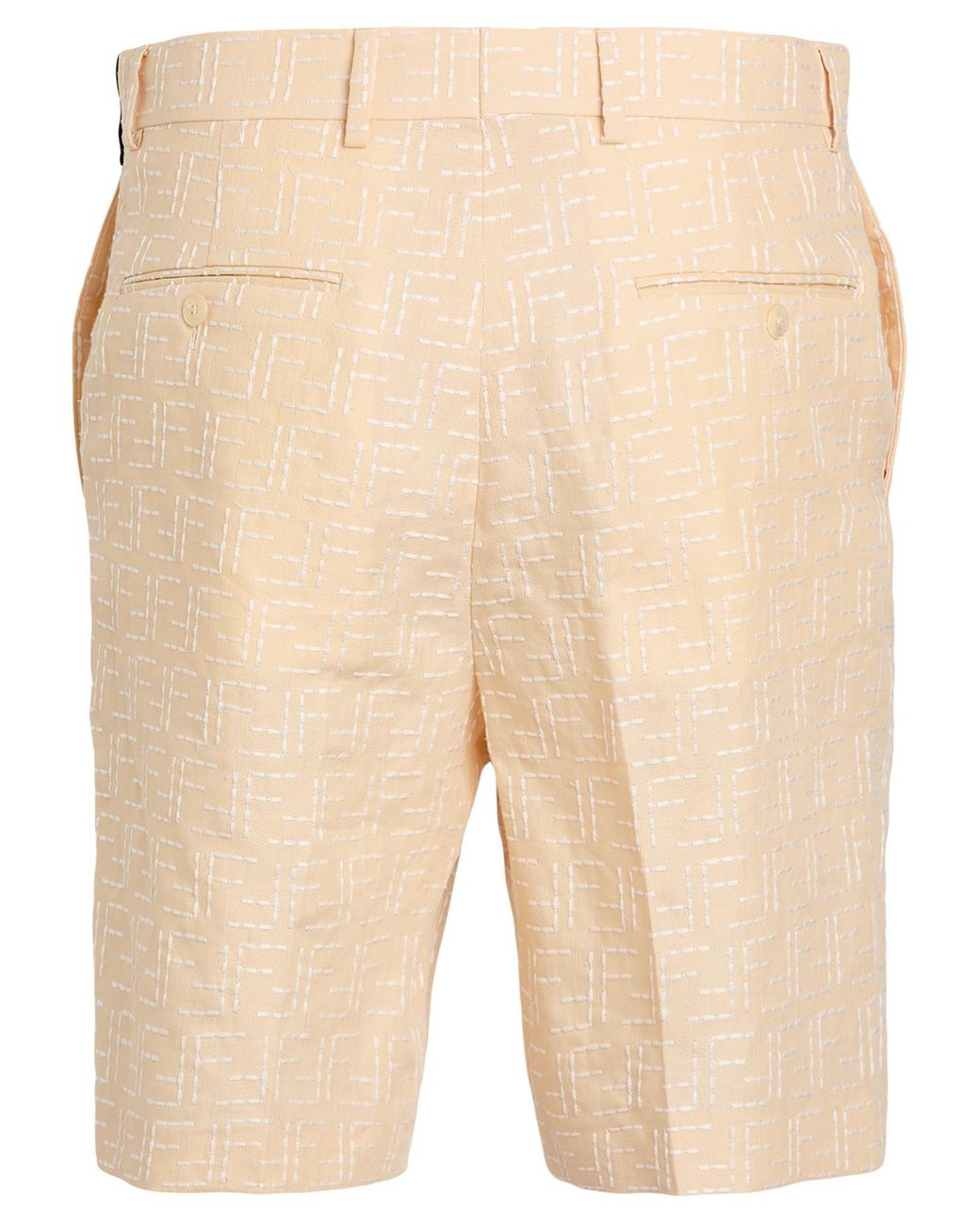 Fendi Natural Shorts & Bermuda Shorts Linen, Cotton for men