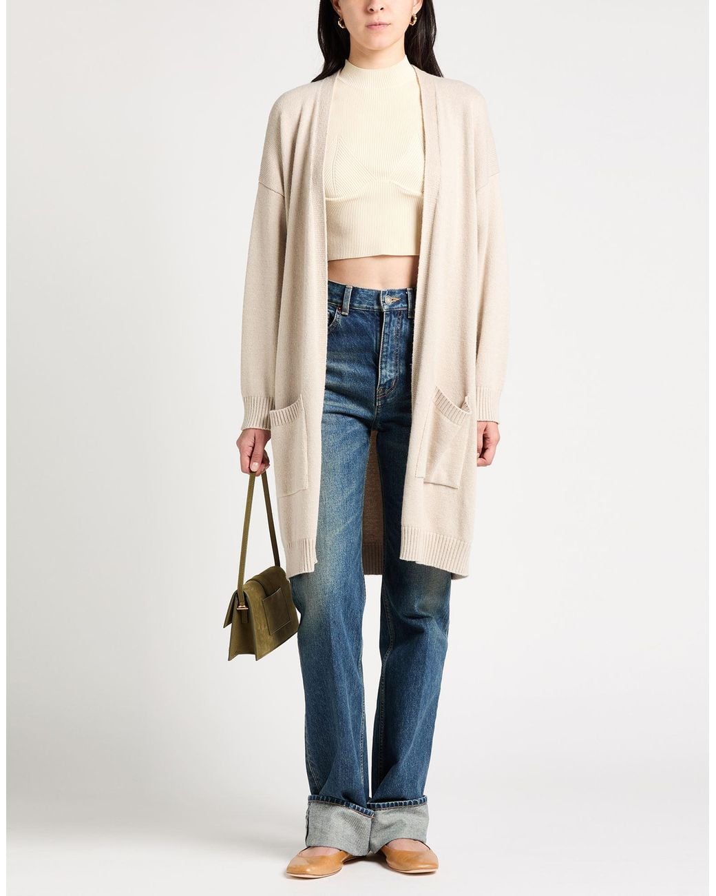 Soallure Natural Cardigan