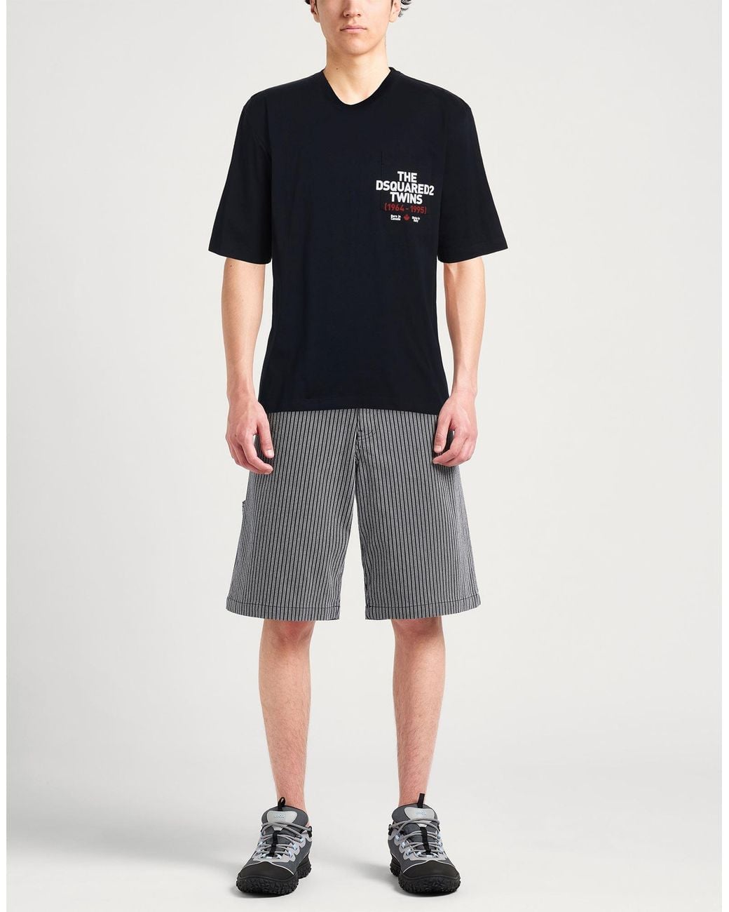 DSquared² Blue T-Shirt Cotton for men