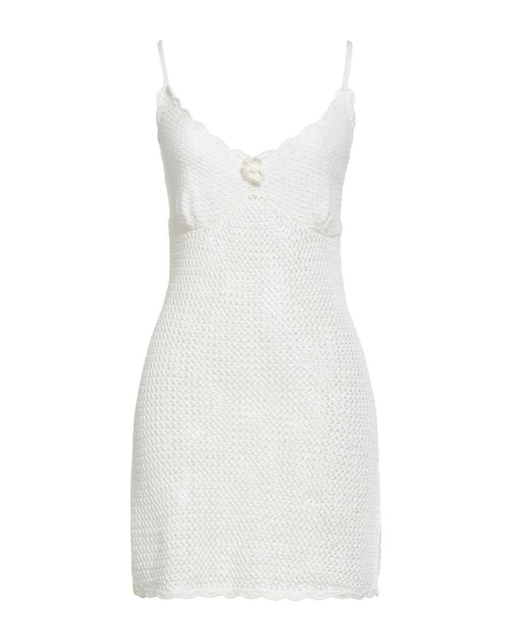 Frankie's Bikinis White Mini Dresses