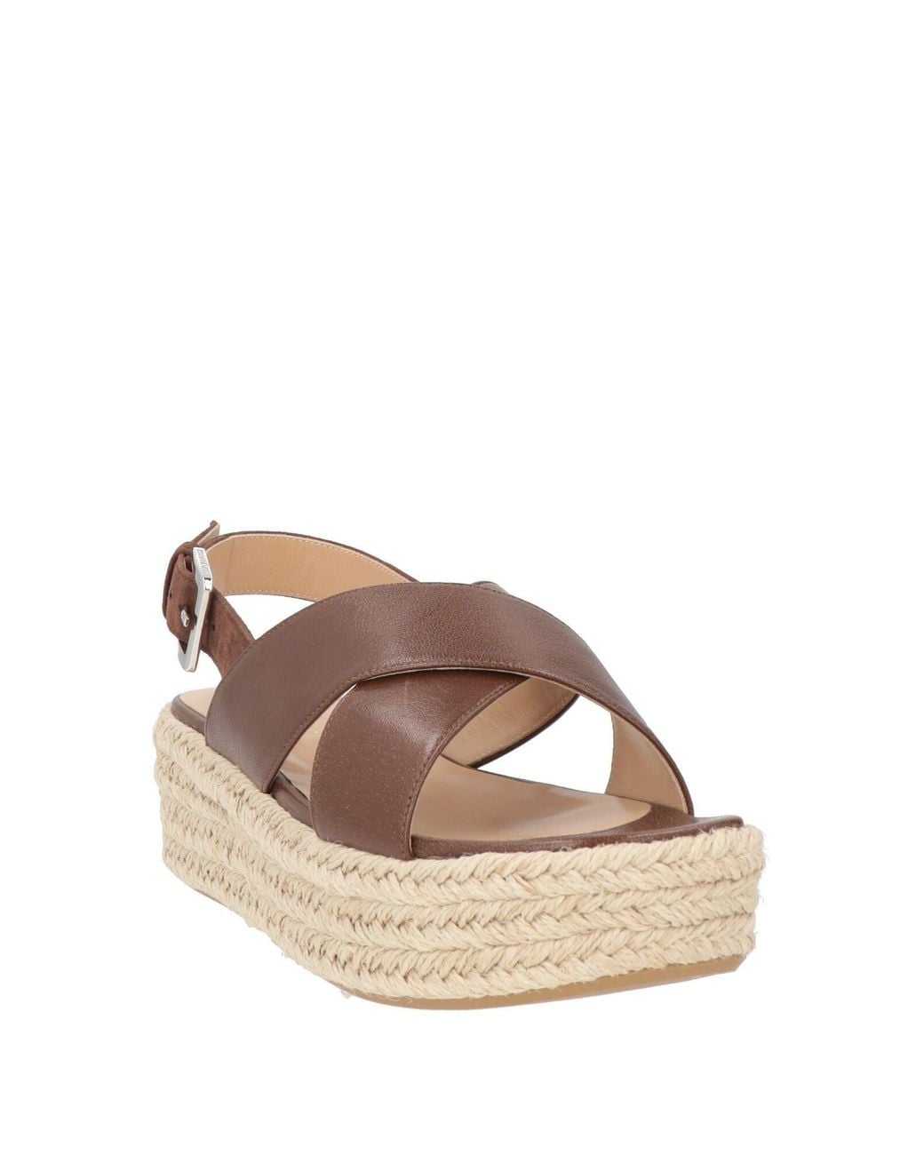 Sergio Rossi Brown Espadrilles Leather