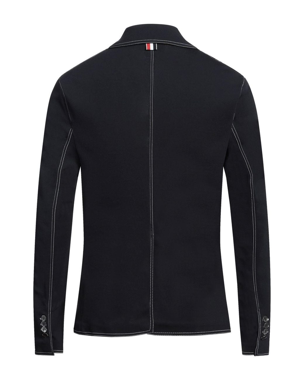 Thom Browne Blue Blazer Wool, Polyamide, Elastane for men
