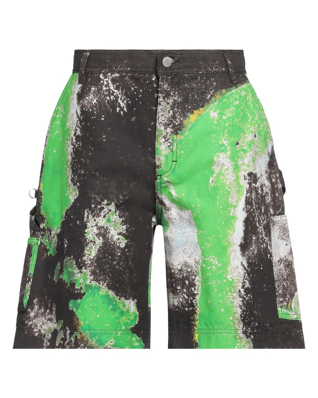 44 Label Group Green Shorts & Bermuda Shorts Cotton for men