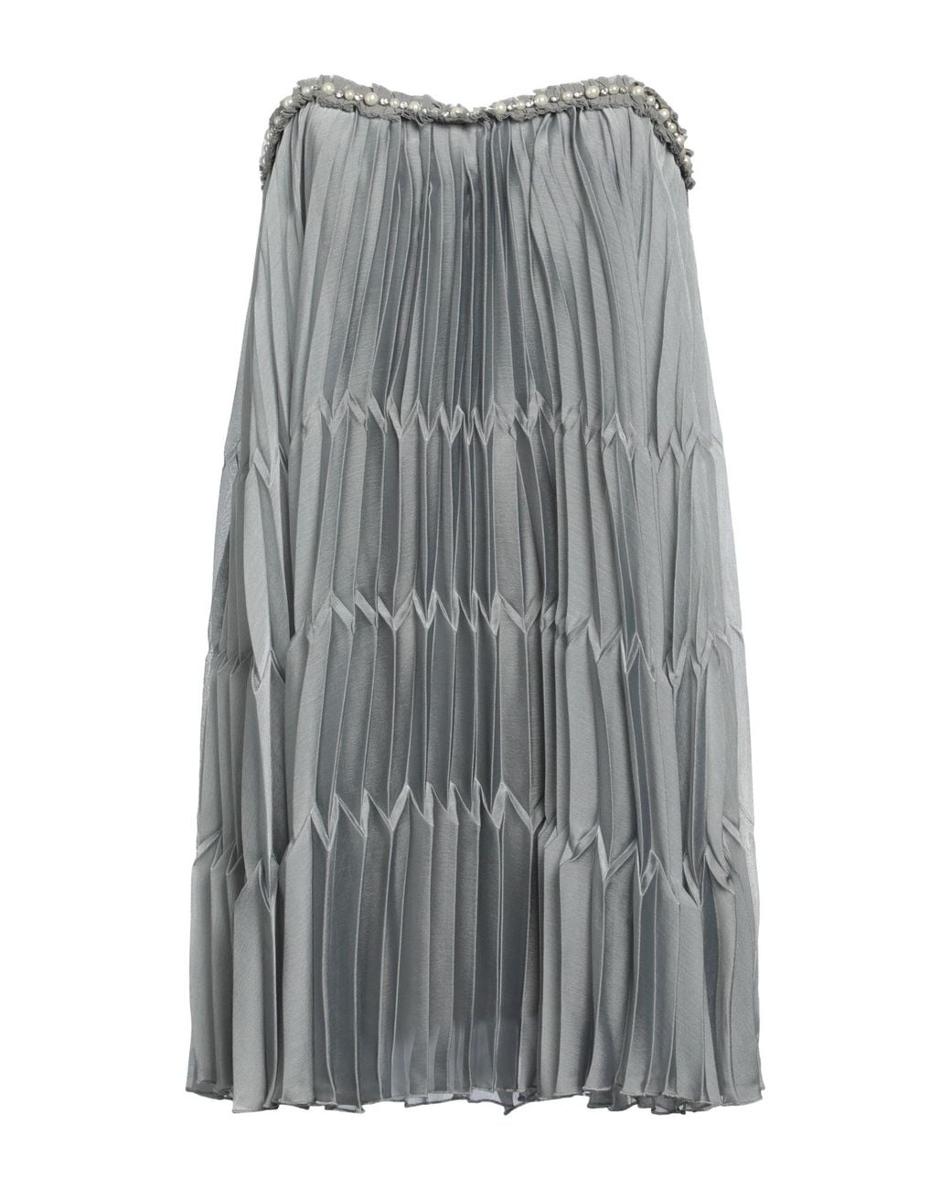 Elisabetta Franchi Gray Mini Dress