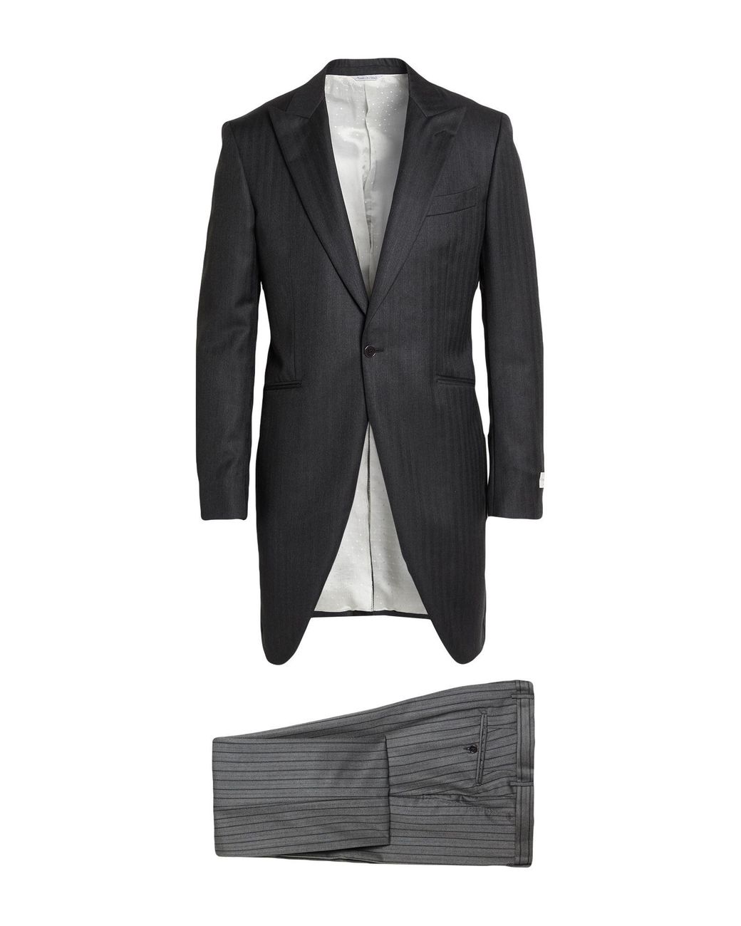 Tombolini Black Suit Virgin Wool for men