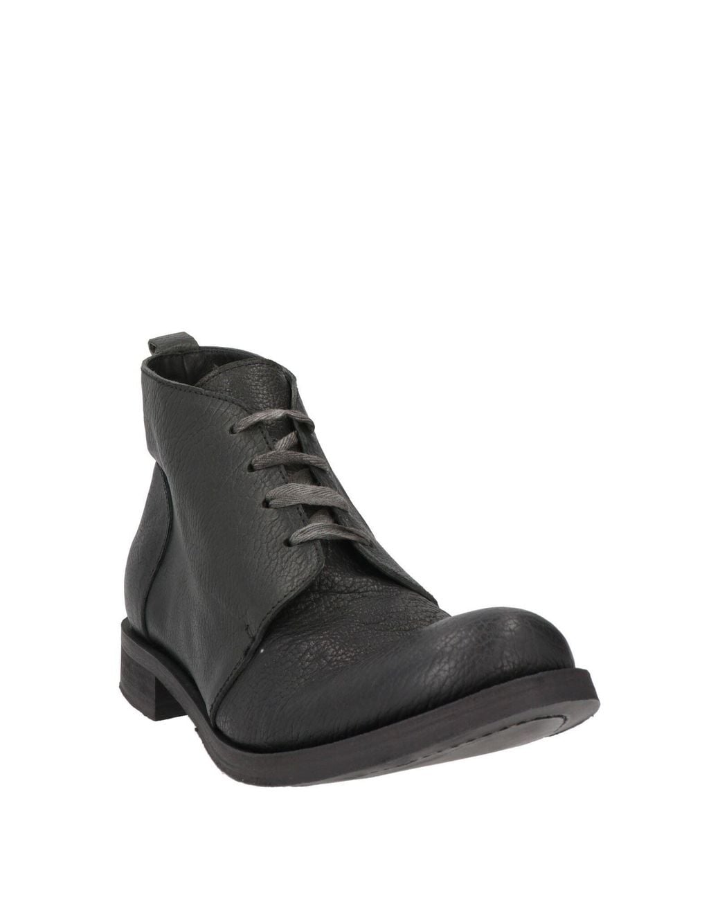 SAMOKE Black Ankle Boots Calfskin for men