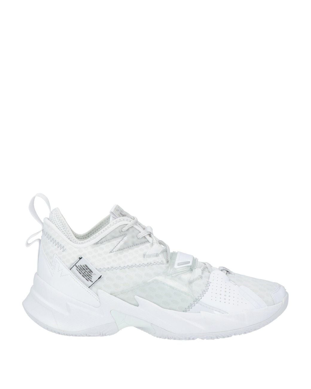 Nike White Sneakers Textile Fibers, Synthetic Material for men