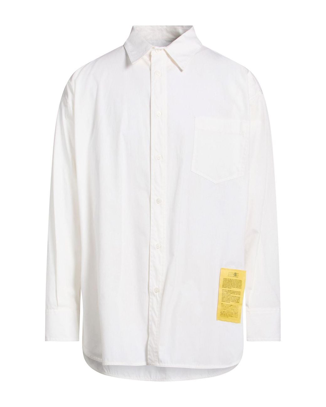 MM6 by Maison Margiela White Shirt Cotton for men