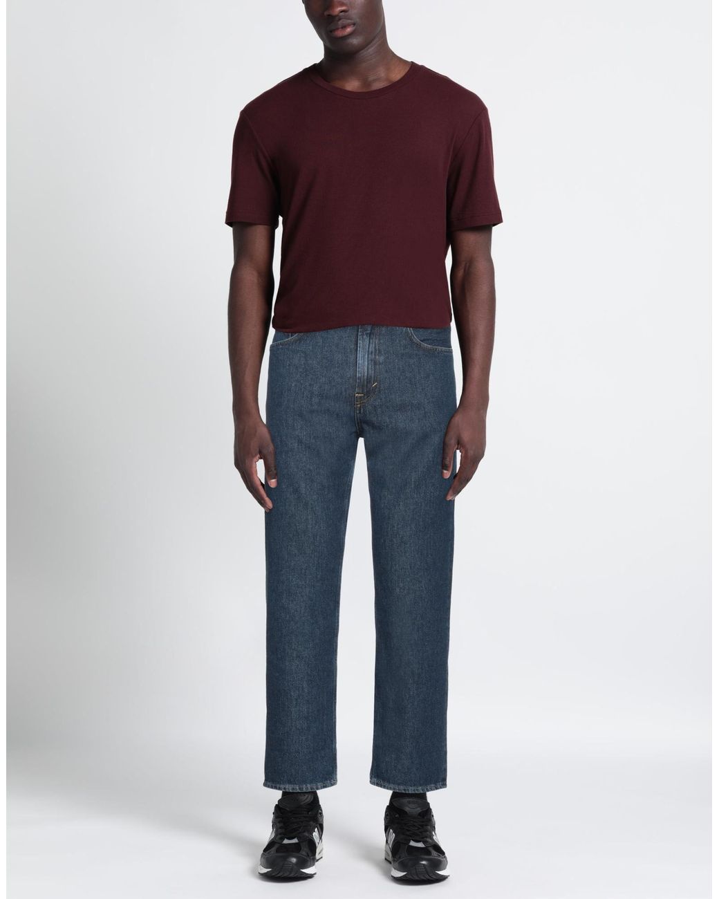 Department 5 Blue Denim Trousers for men