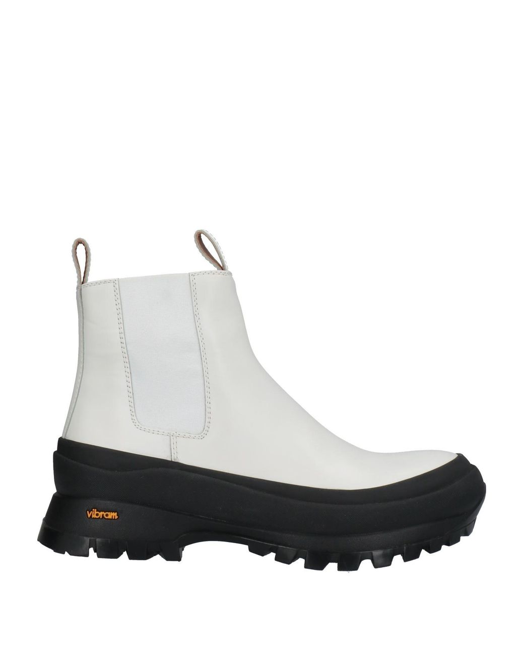 Jil Sander White Ankle Boots