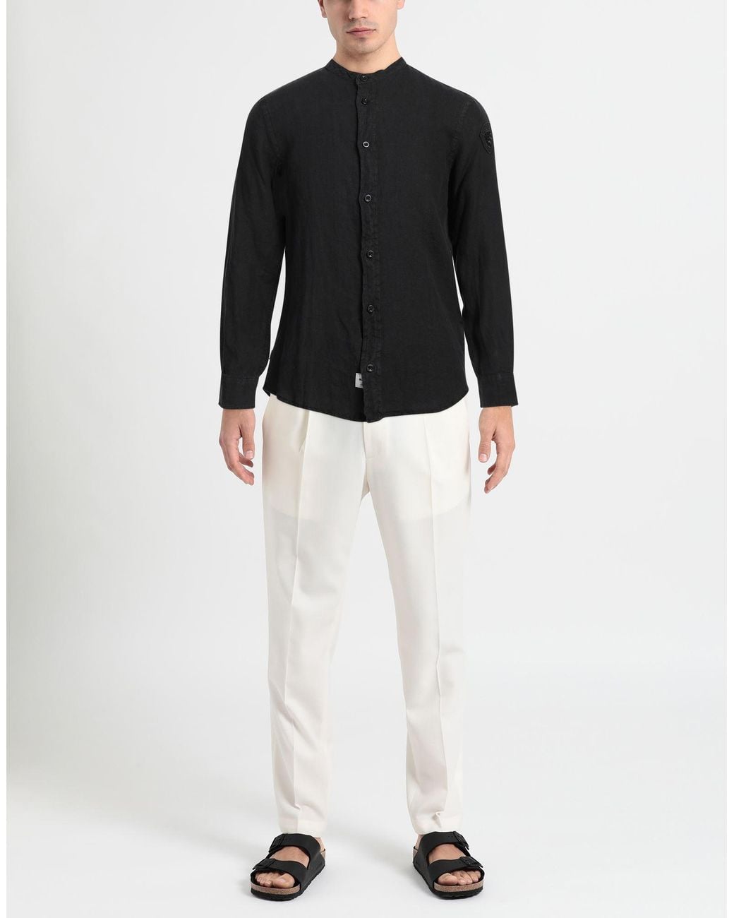 Camisa Blauer de hombre de color Black