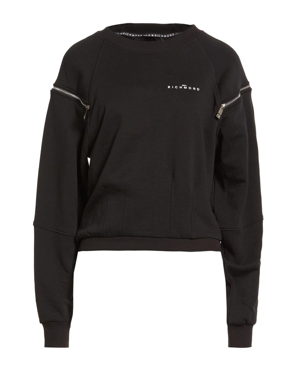 John Richmond Black Sweatshirt Cotton
